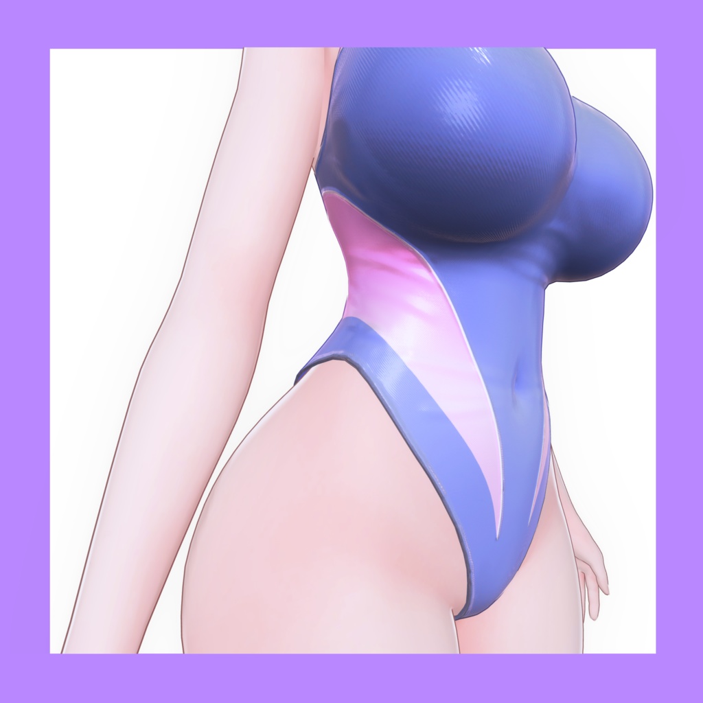 競泳水着 ミルティナ ちゃん用 〖Driping Water〗 水滴ノーマル 付属