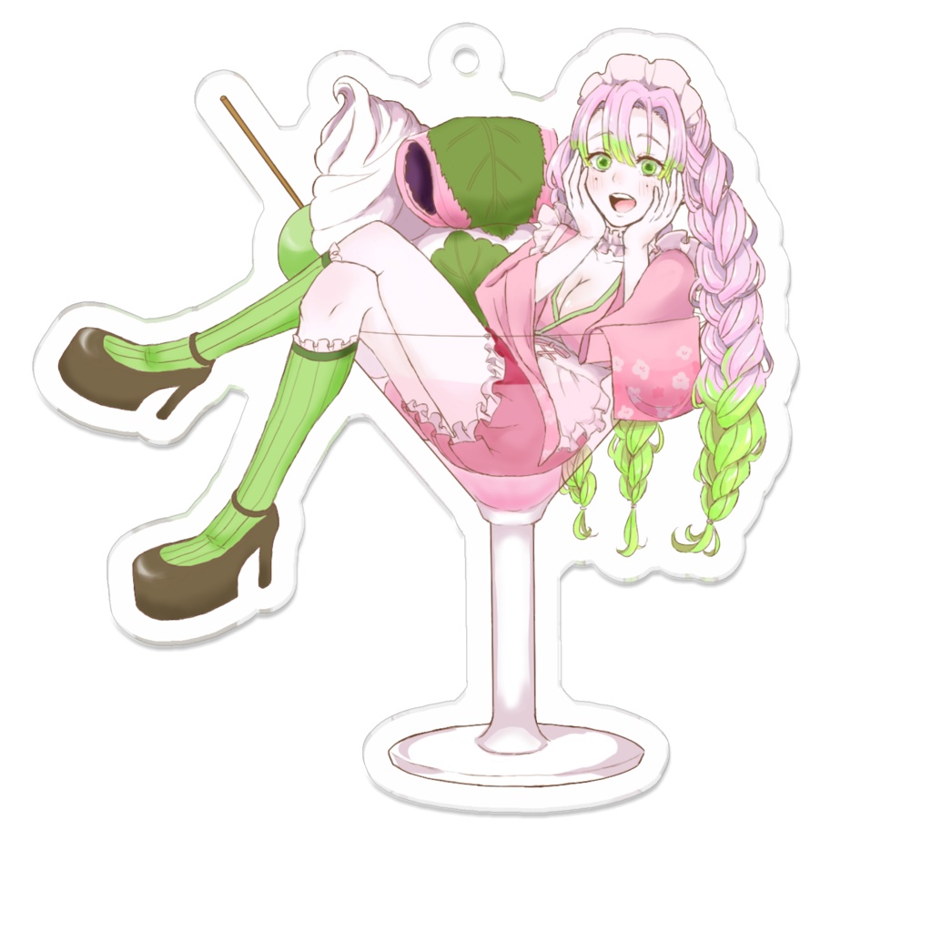 桜もちパフェみつりちゃん