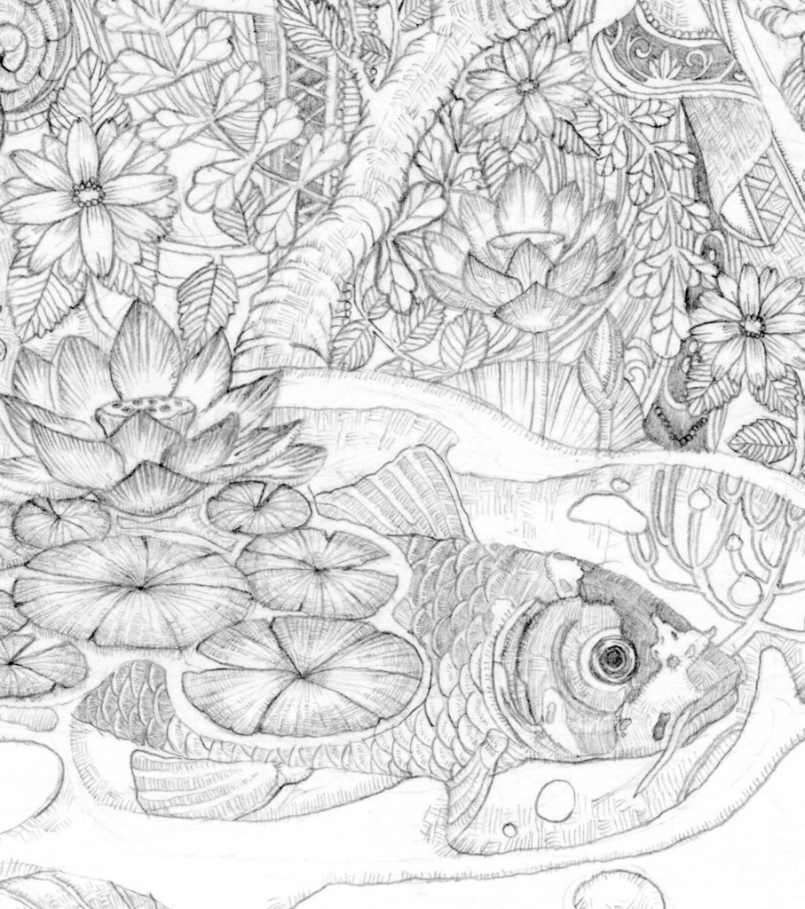 『観音』大人の塗り絵<jpg>