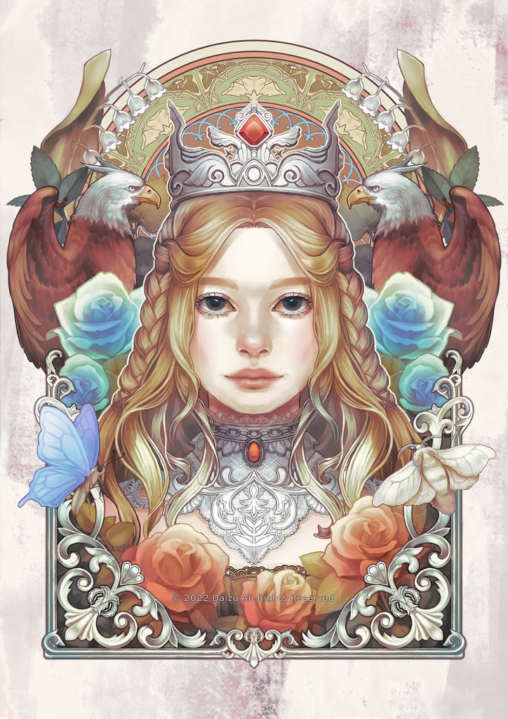 大人の塗り絵『Queen's creed』