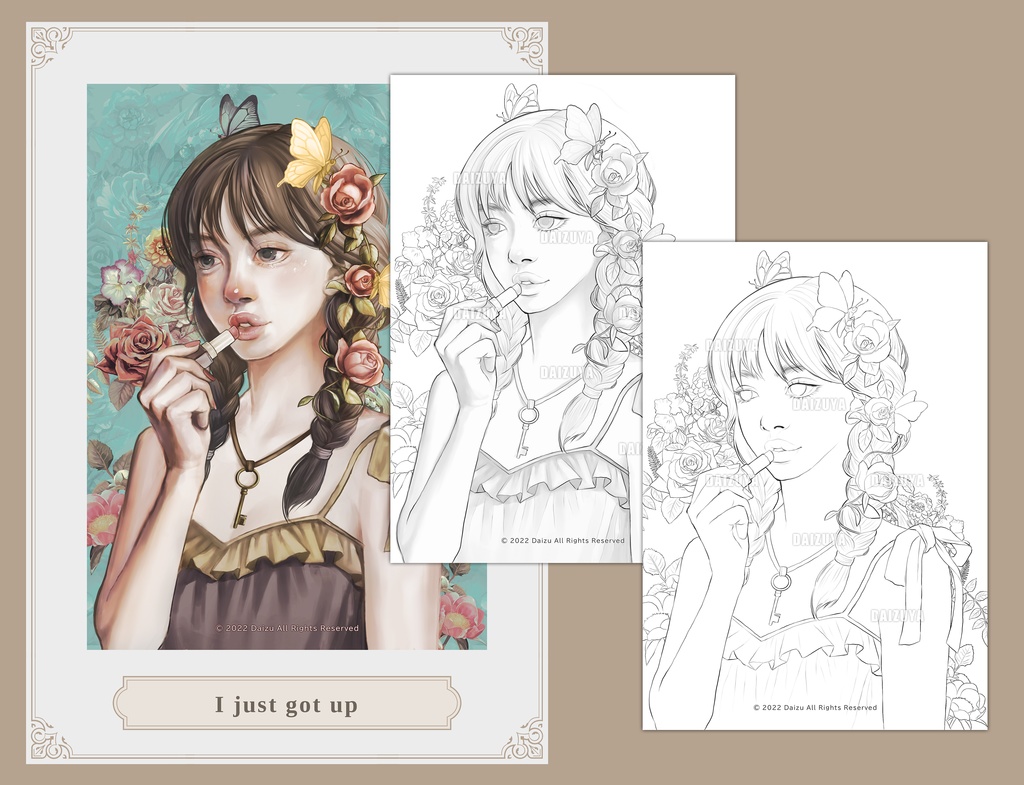 大人の塗り絵『Gimbal Lock』