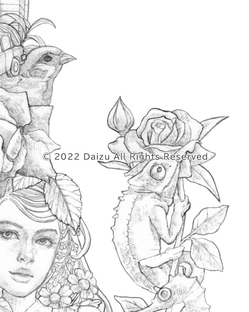 大人の塗り絵『Baron』