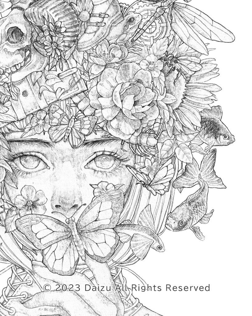 大人の塗り絵『identity』