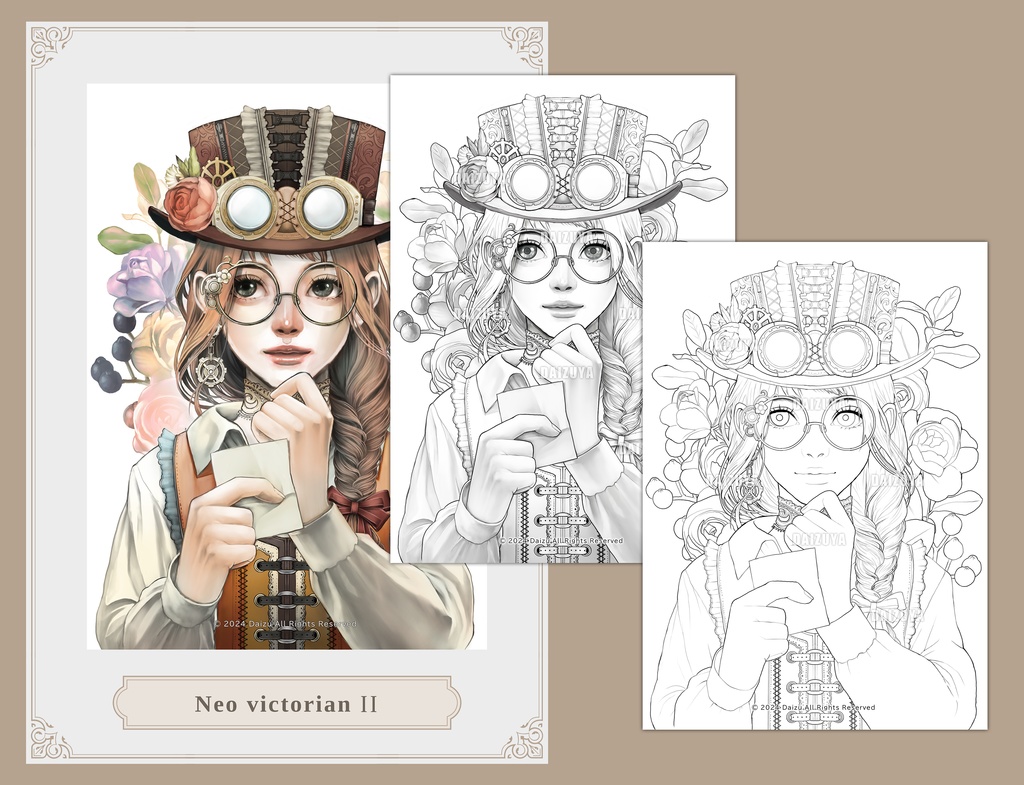 大人の塗り絵『Neo victorian』