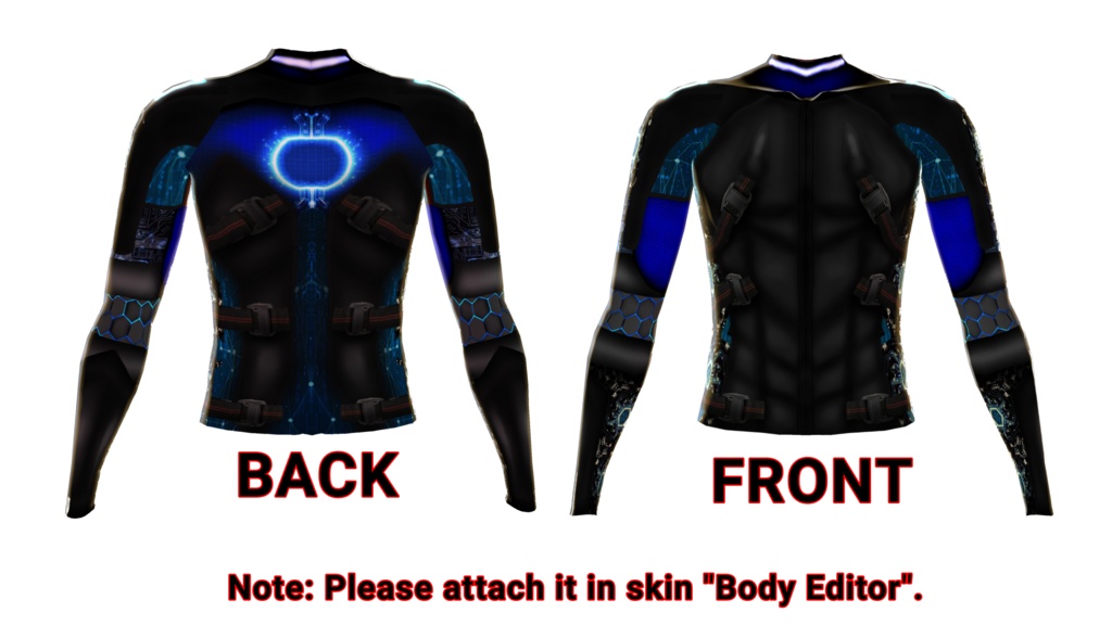 "CYVERSE HERO" SUIT -INNER ONLY