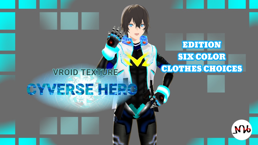 "CYVERSE HERO" SUIT [Full Set] -SIX COLOR CLOTHES EDITION