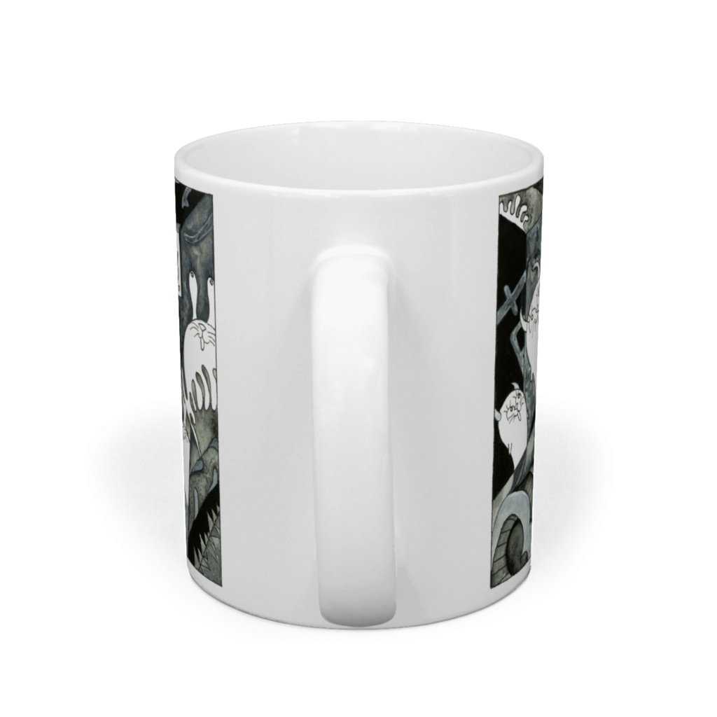 まかトドのゲルニカ風マグカップ