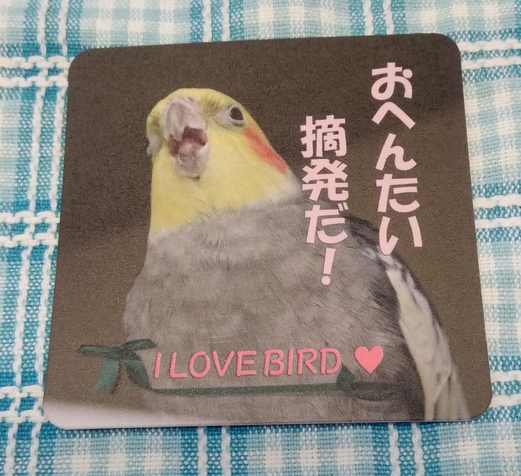 片面コースター（おへんたいてきはつ）