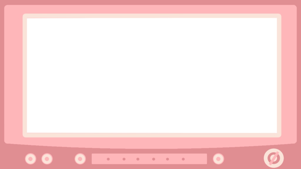 フリー素材 Vtuber Op Ed飾りにテレビ風枠 Sirousa0927 Booth