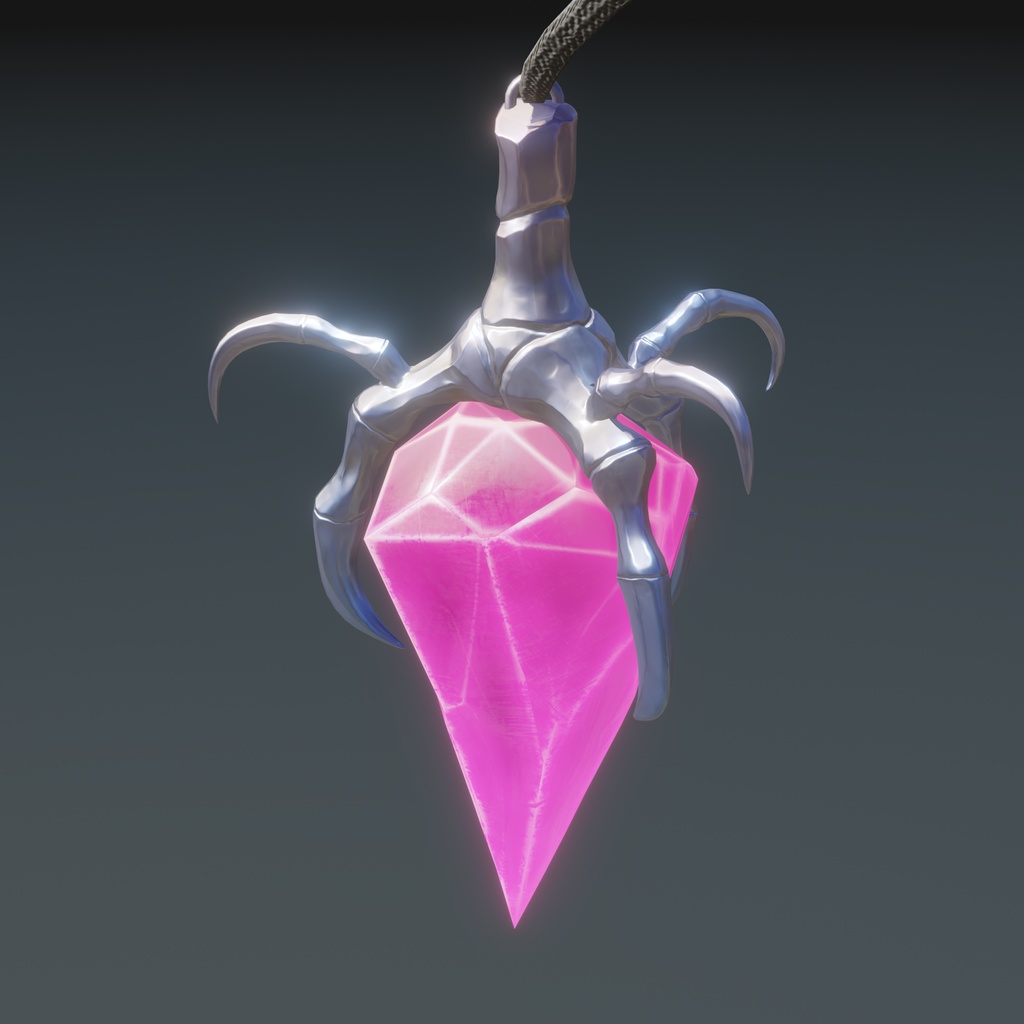 【VRCアバター向け】クローペンダント