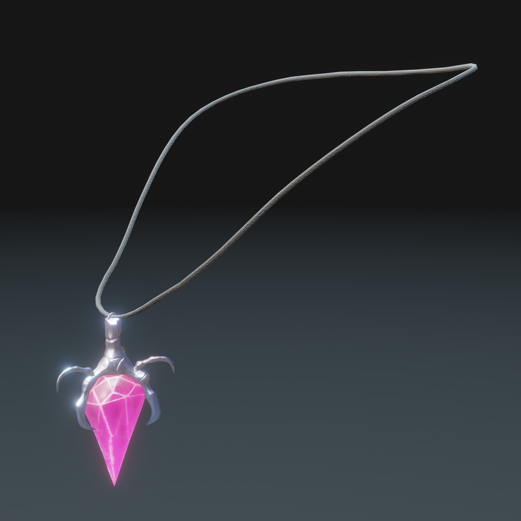 【VRCアバター向け】クローペンダント