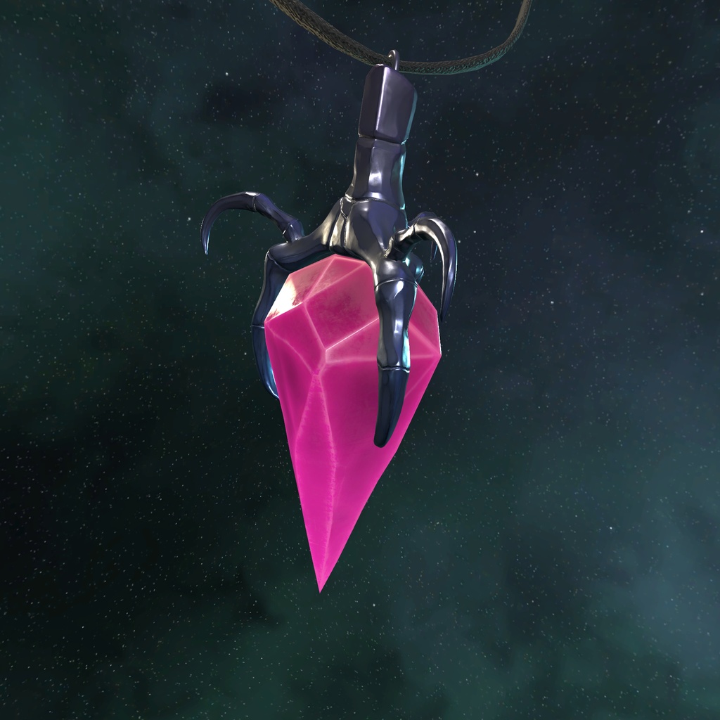 【VRCアバター向け】クローペンダント