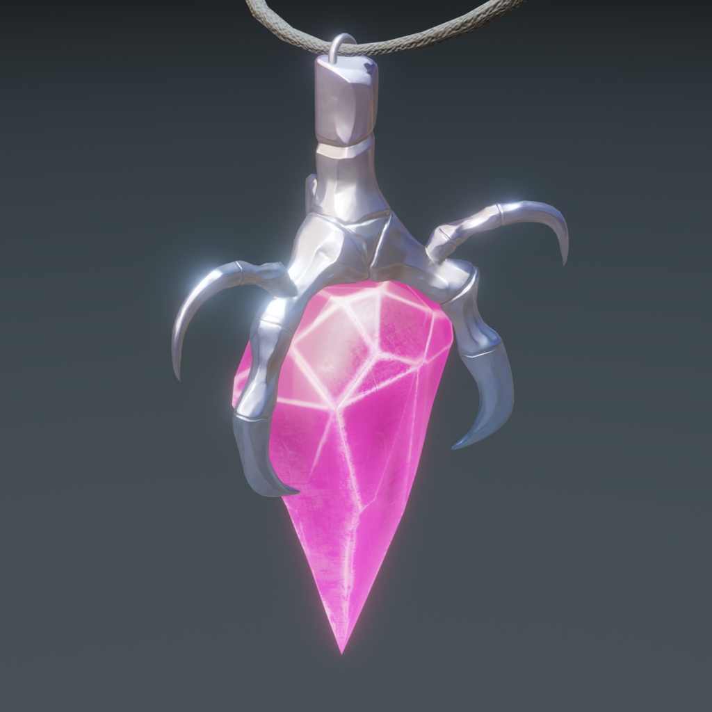 【VRCアバター向け】クローペンダント