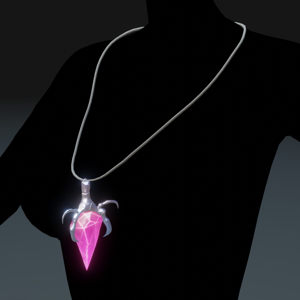 【VRCアバター向け】クローペンダント