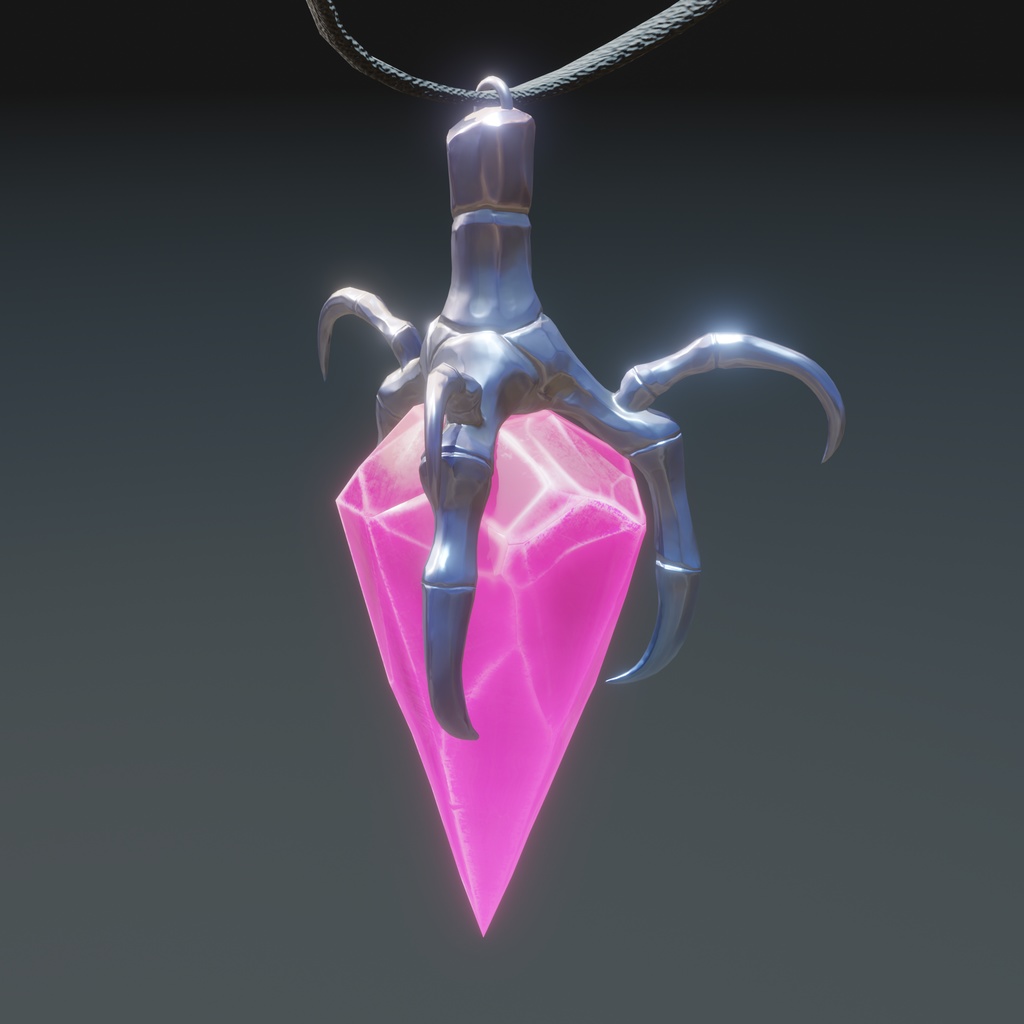 【VRCアバター向け】クローペンダント