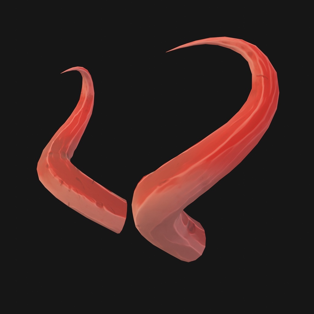 【VRCアバター向け】 ホーン