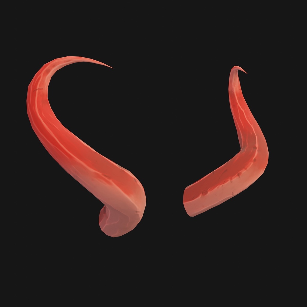 【VRCアバター向け】 ホーン