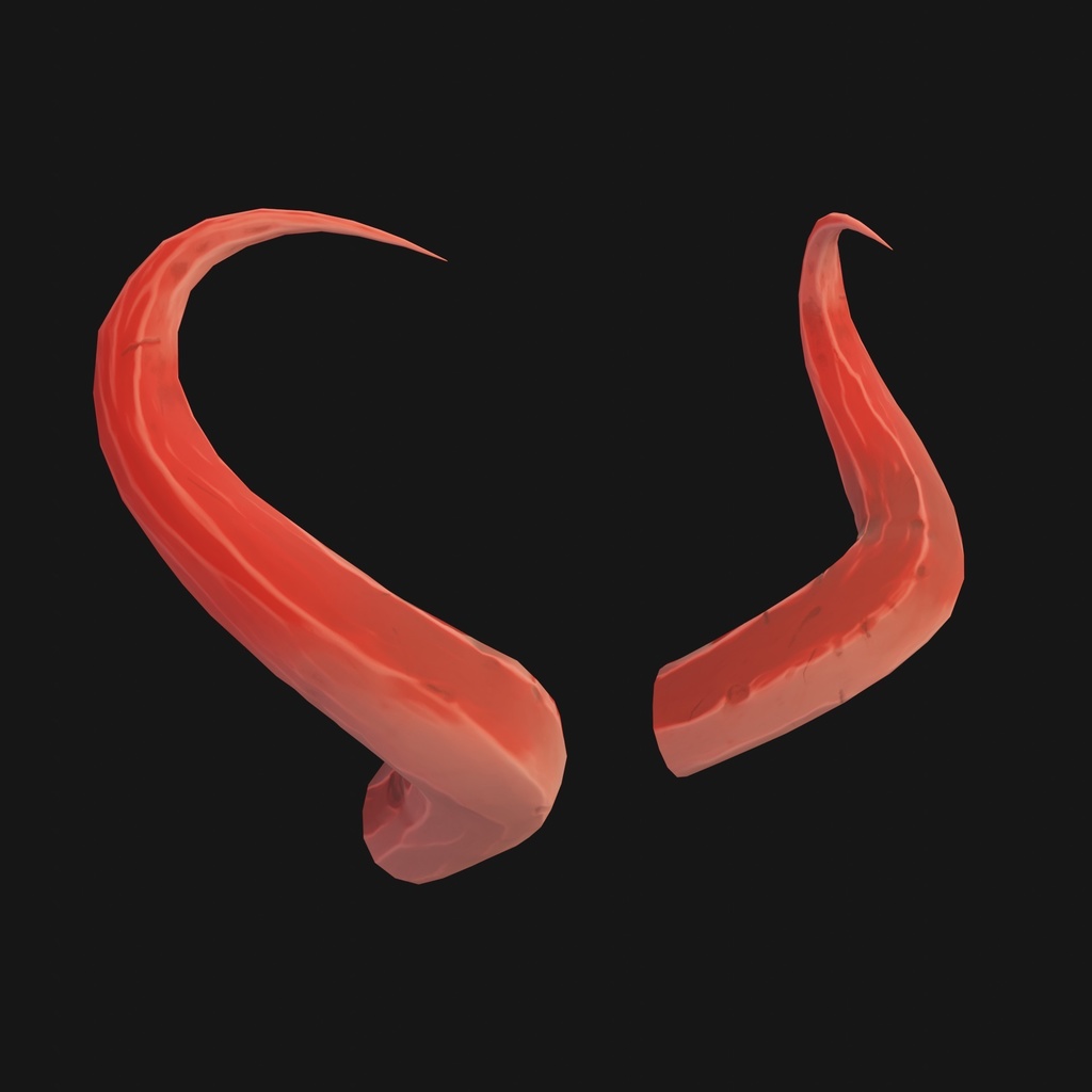 【VRCアバター向け】 ホーン