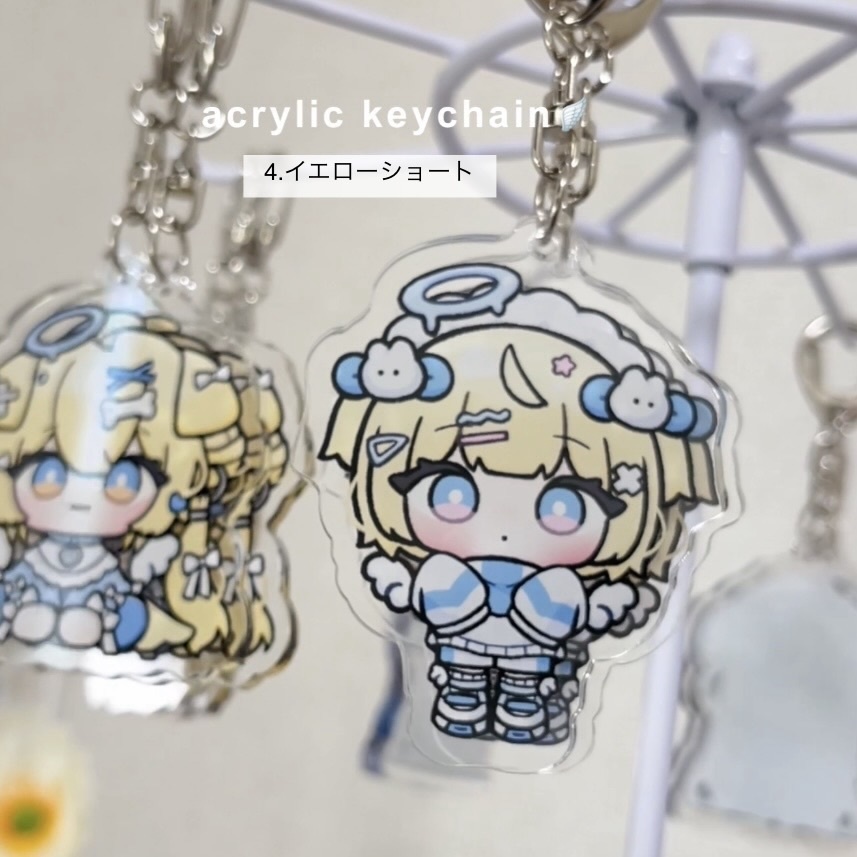 【A】天使キーホルダー