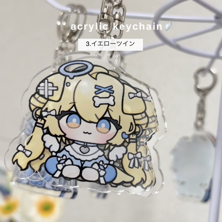 【A】天使キーホルダー