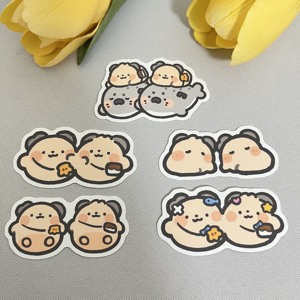 はむちぁあんダイカットシールセット