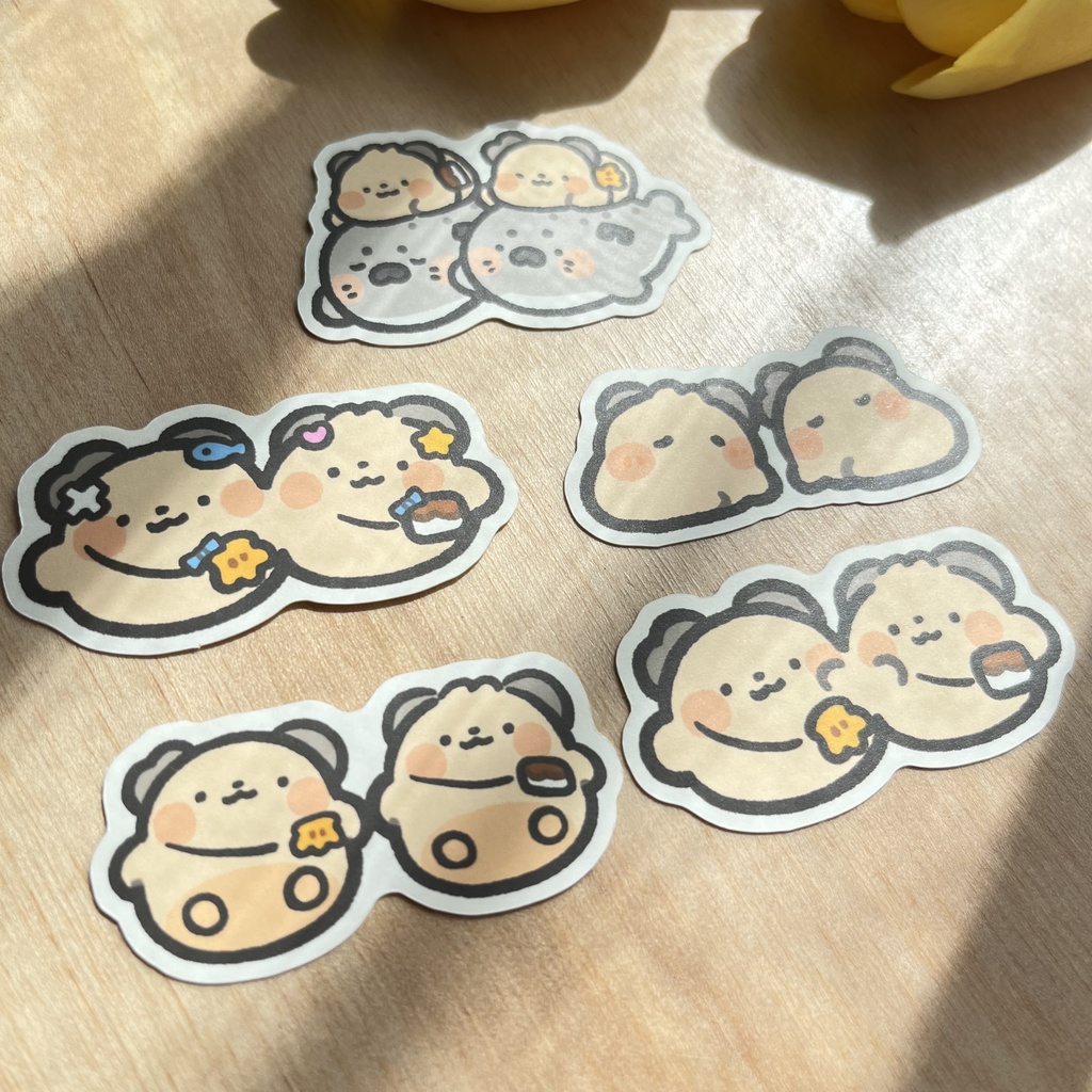 はむちぁあんダイカットシールセット