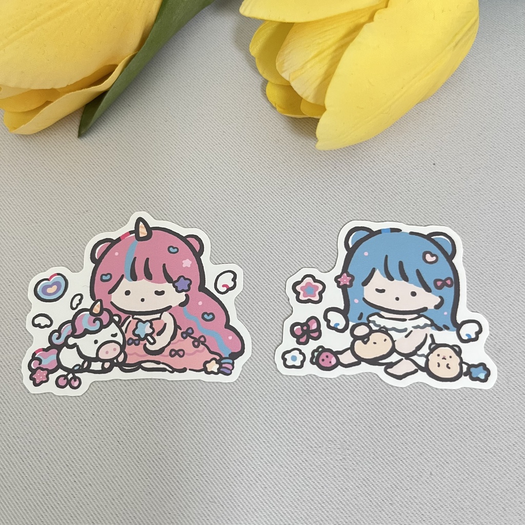 天使ダイカットシールセット