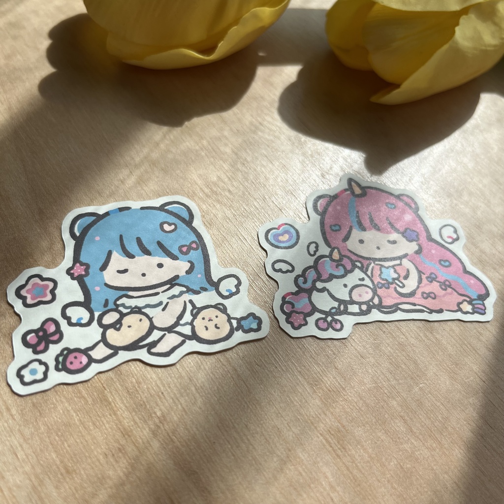 天使ダイカットシールセット