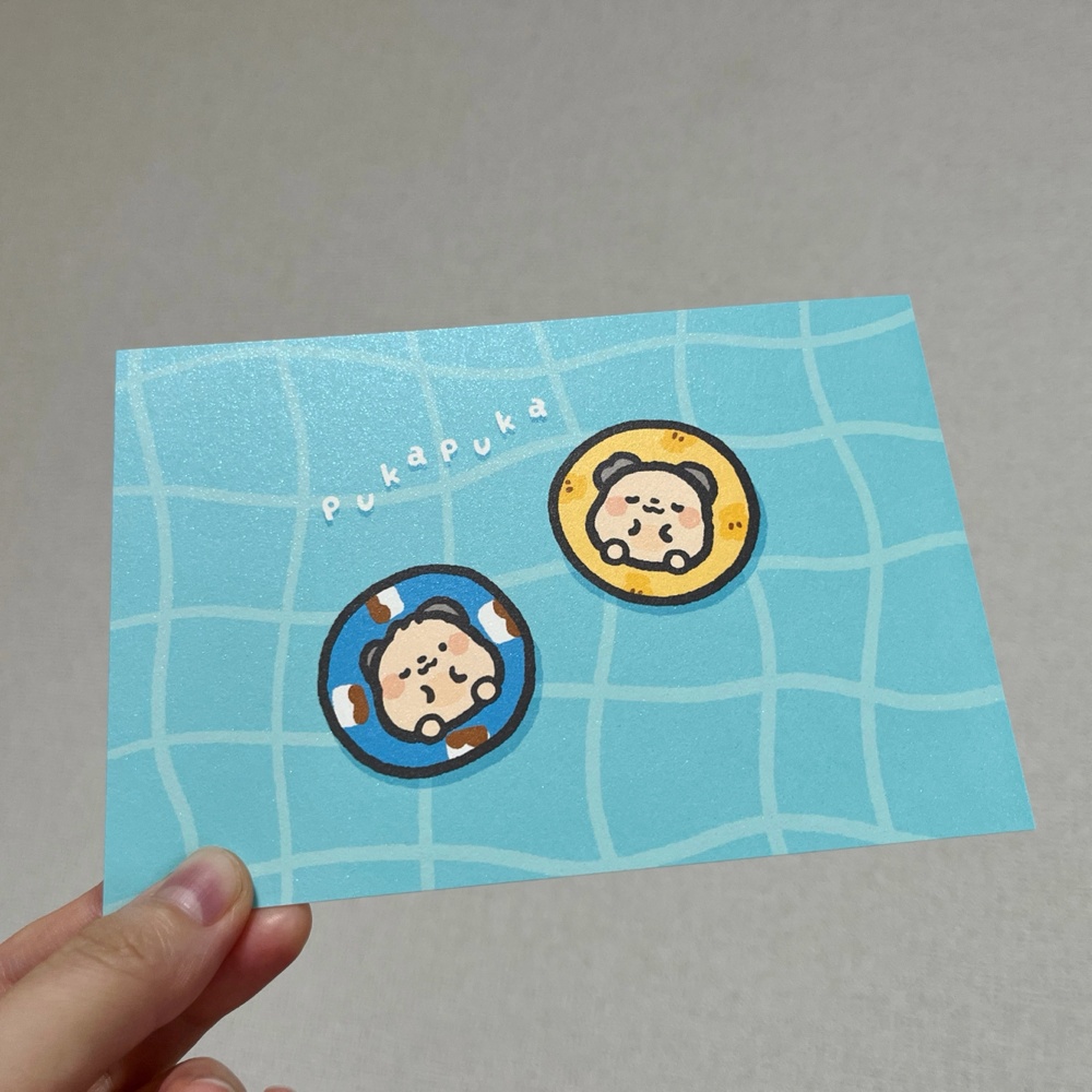 キラキラポストカード