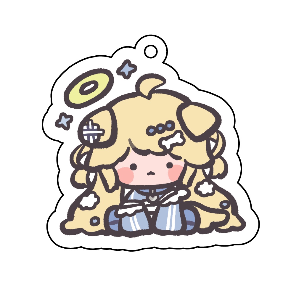 【B】天使キーホルダー