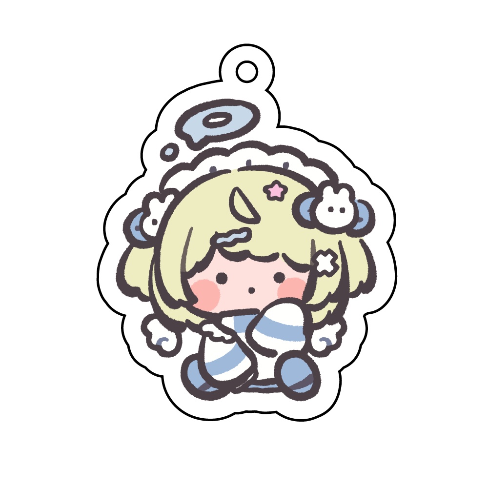 【B】天使キーホルダー