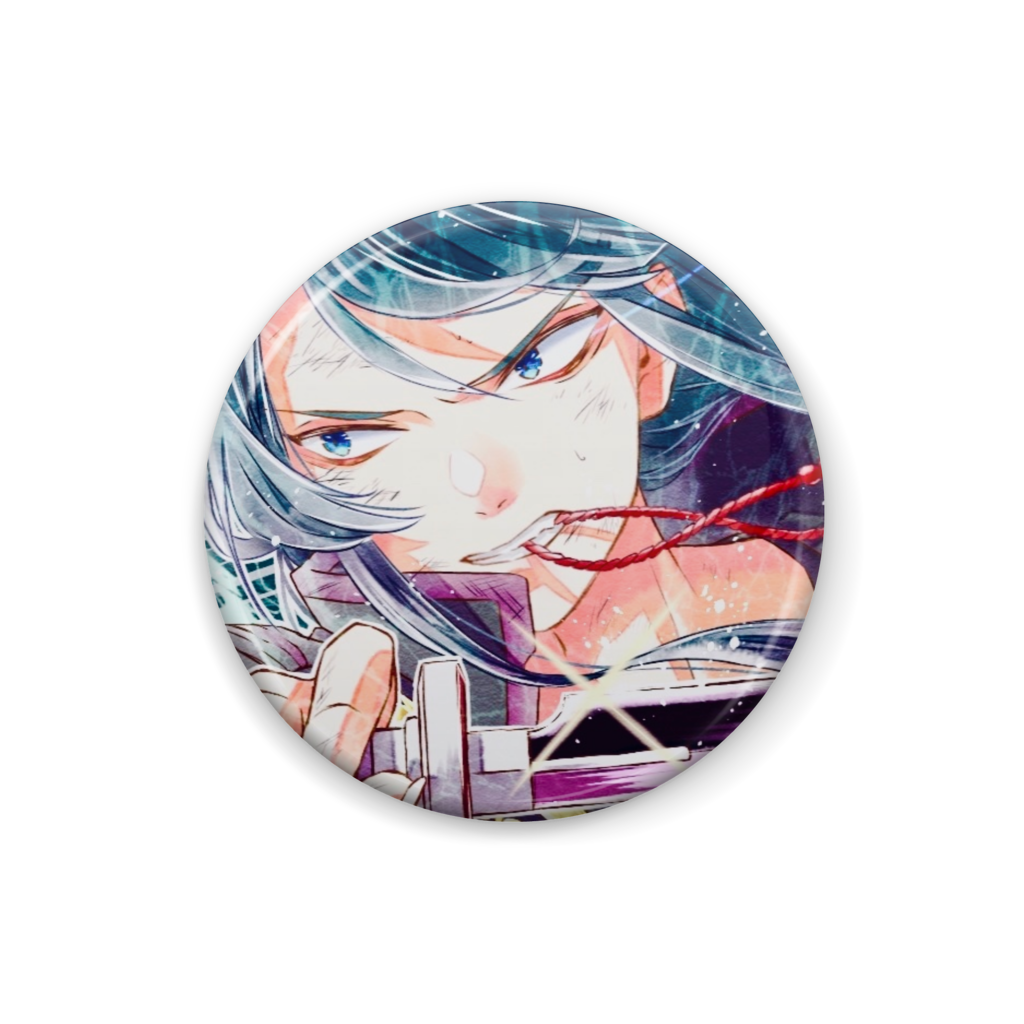 【D.gray-man】神田ユウ　缶バッジ