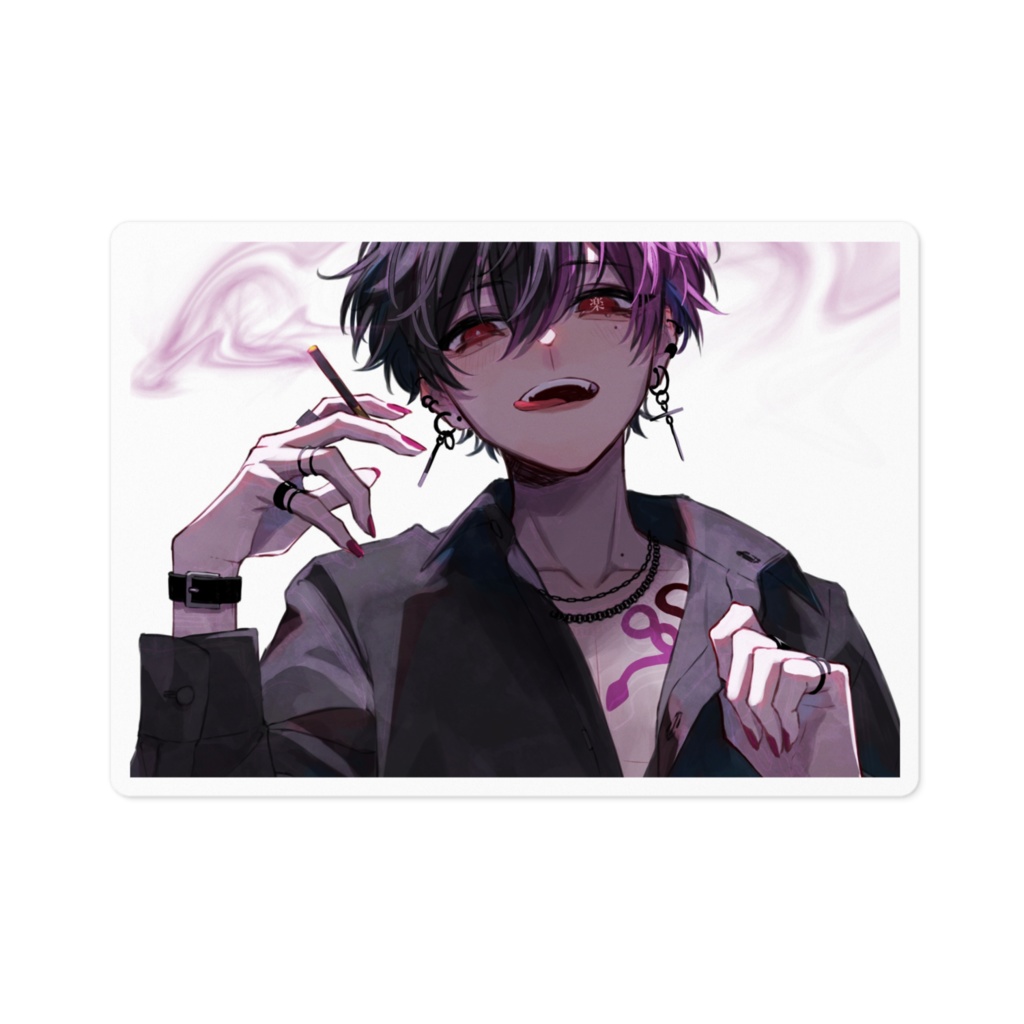 【俺と『楽』しいことしない？♡】ステッカー