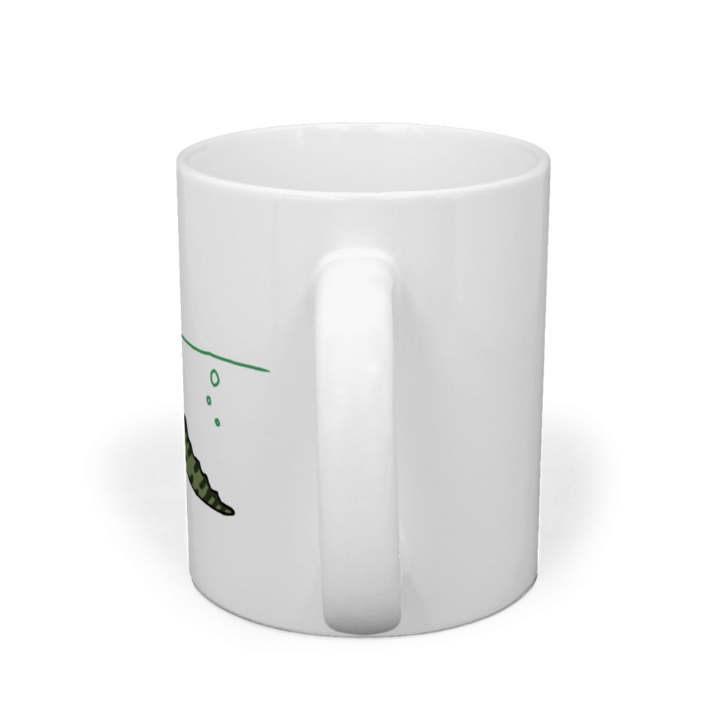 キョロキョロワニのマグカップ