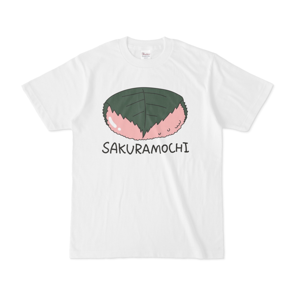 さくらもちTシャツ-白