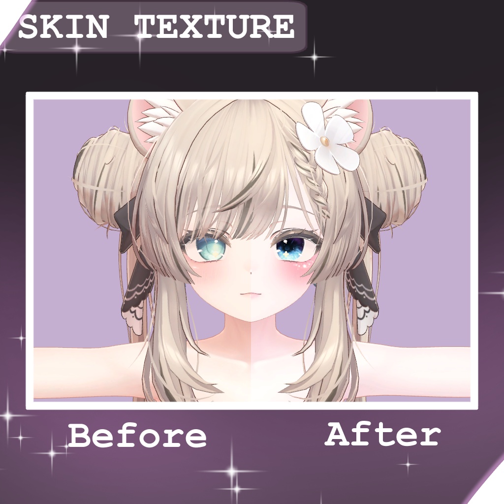 【マヌカ対応】♡ Manuka ♡ Crystal Eyes ・EyesTexture & Makeup ・