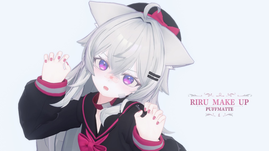 「りるRIRU」 Make up&Body texture&Face blendshape