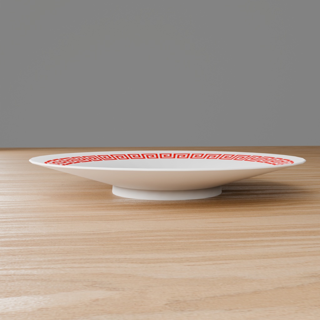 Low Poly Food Props|Chinese Small Plate 中華小皿 3Dモデル|Blender・FBX対応