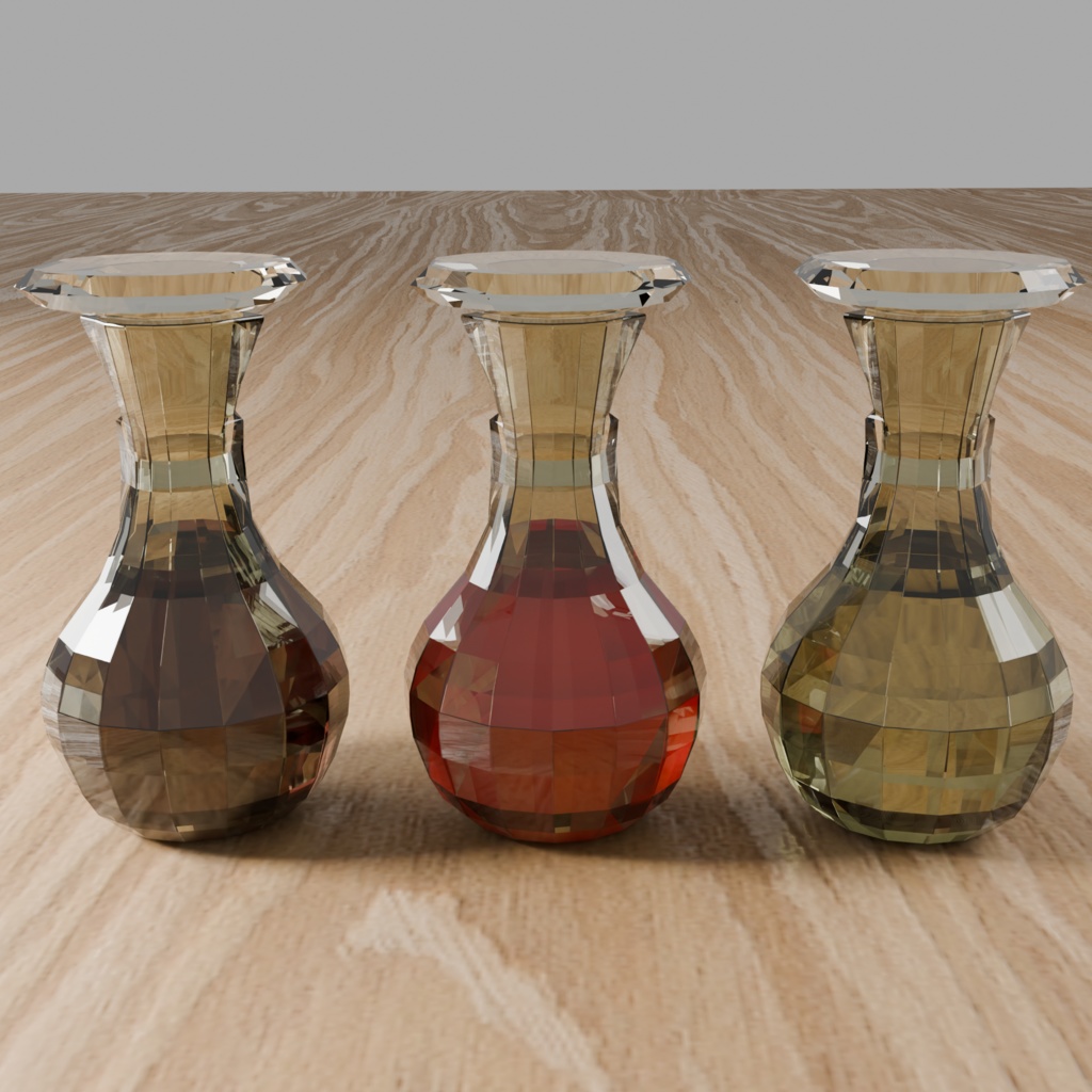 Low Poly Food Props｜調味料容器02｜3Dモデル｜Blender対応