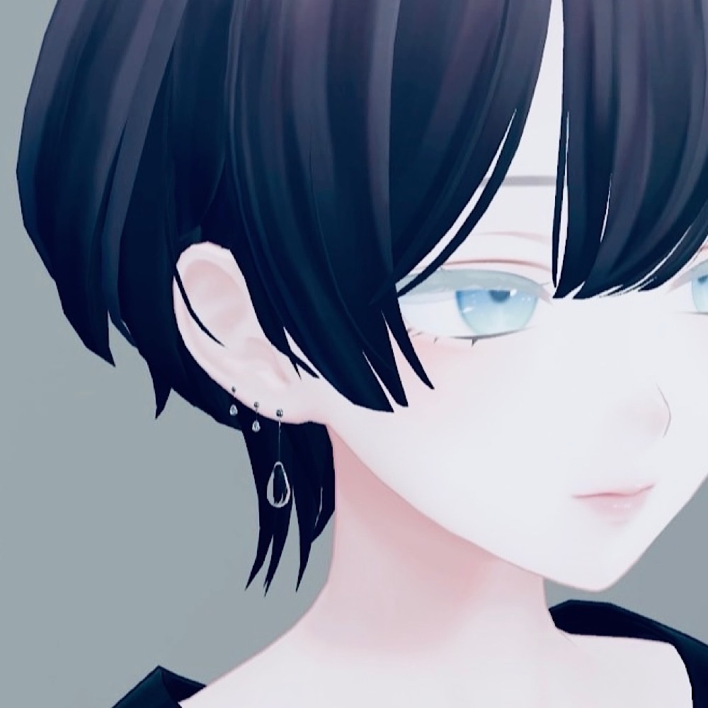 【3Dモデル】Drop Earrings