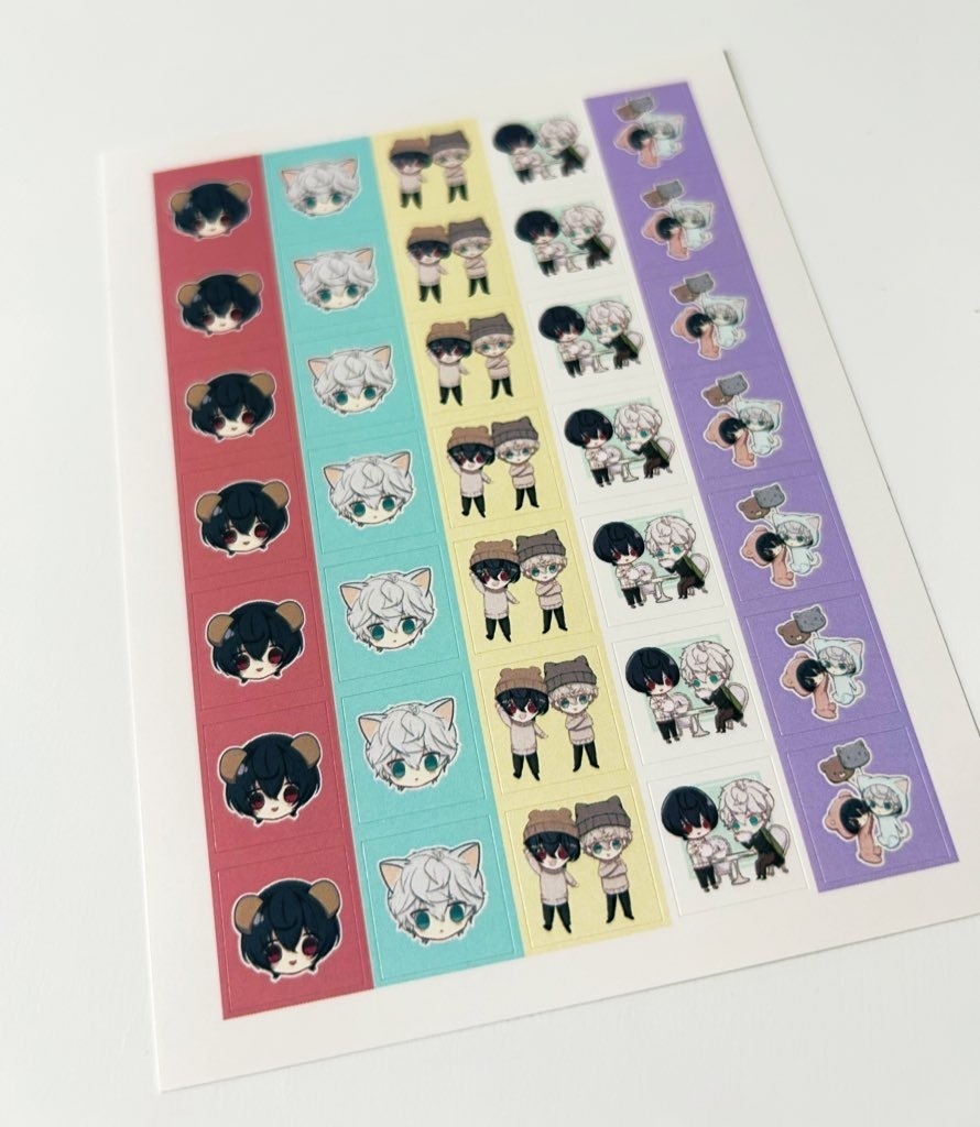 りついず手帳用ミニシール