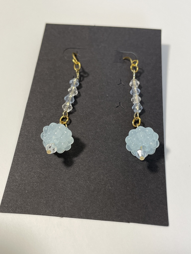 金平糖ピアス(水色)