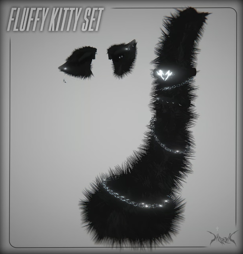 ☆ "fluffy kitty set"