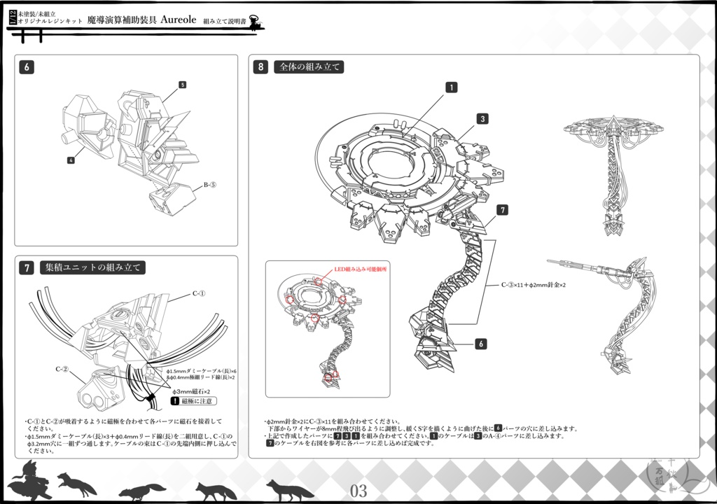 【終売】【1/12スケール】魔導演算補助装具 Aureole