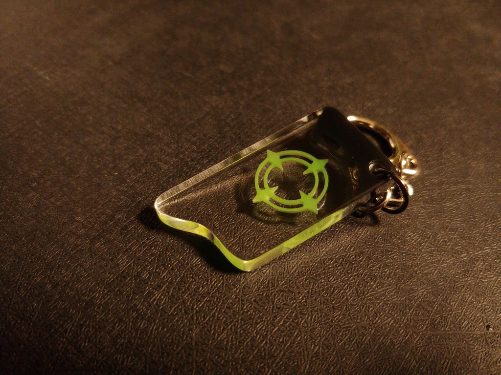 【ブルーアーカイブ】煌めくヘイローキーホルダー ver.ミドリ