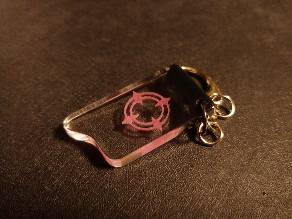 【ブルーアーカイブ】煌めくヘイローキーホルダー ver.モモイ