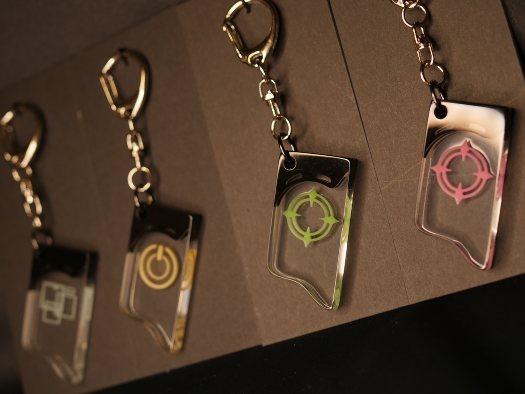 【ブルーアーカイブ】煌めくヘイローキーホルダー ver.ユズ