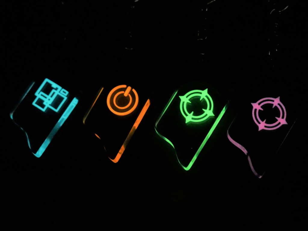 【ブルーアーカイブ】煌めくヘイローキーホルダー ver.ユズ