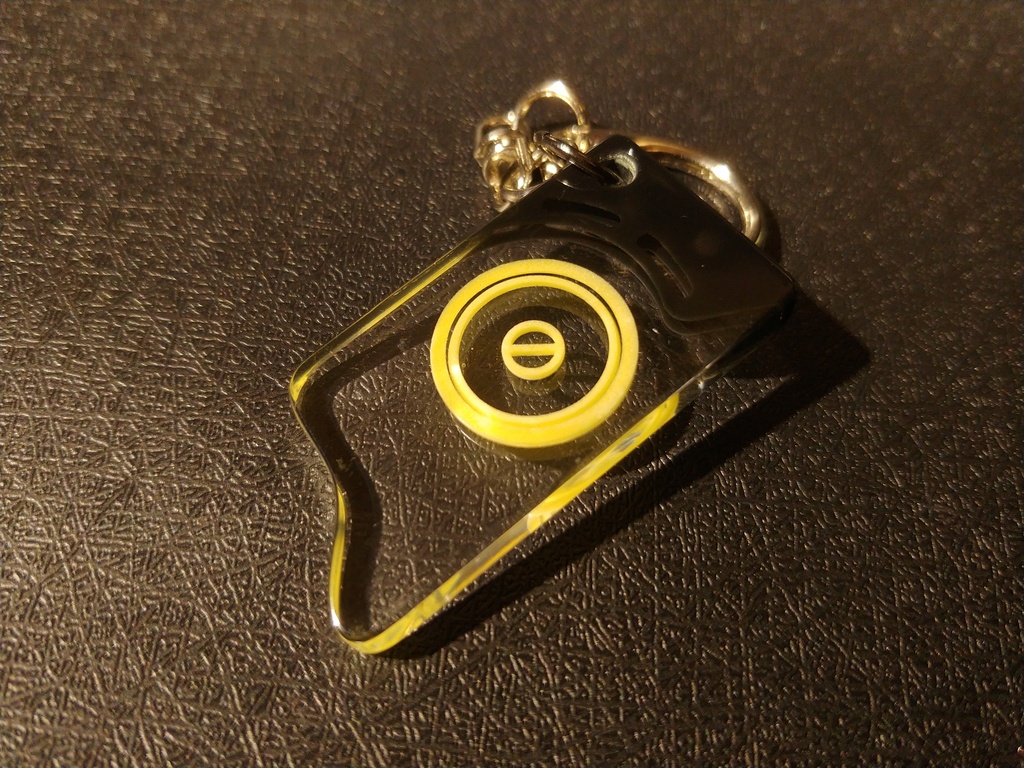 【ブルーアーカイブ】煌めくヘイローキーホルダー ver.ヒビキ