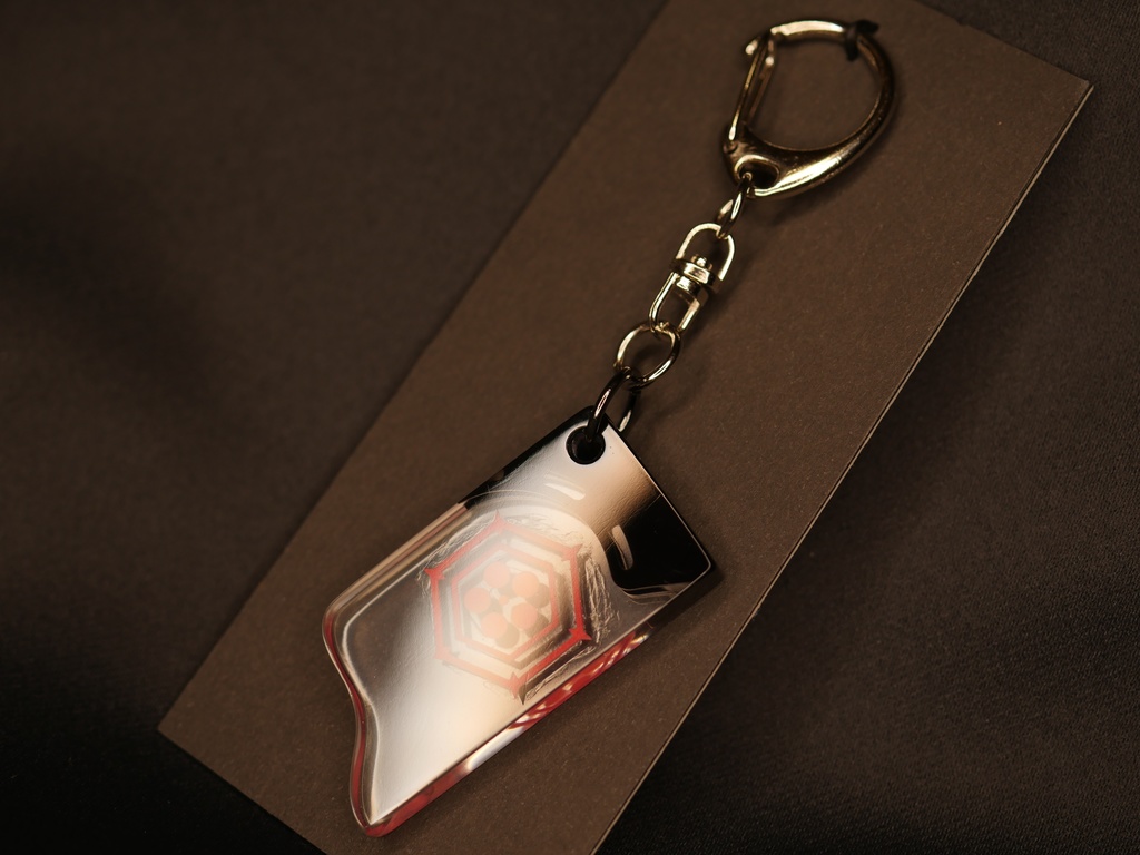 【ブルーアーカイブ】煌めくヘイローキーホルダー ver.ツバキ